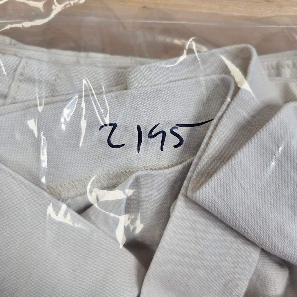 American Eagle Trouser Bermuda Womens 10 White Stretch Cotton Lyocell Shorts - Picture 13 of 13